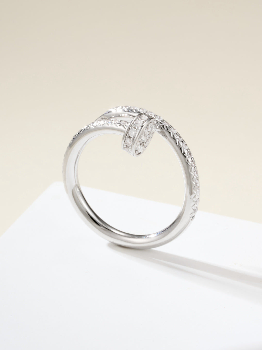 [Avelora Jewelry ]JUSTE RING 1.8MM SILVER DIAMONDS