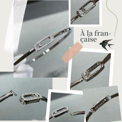 [Avelora]MOVE UNO PAVÉ FLEX BANGLE (MEDIUM)