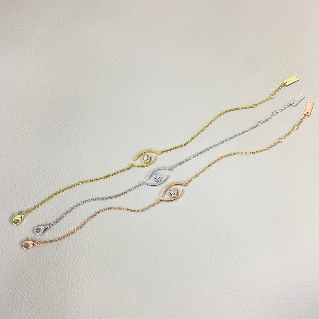 [Avelora Jewelry]Lucky Eye Pave-Set Diamond Bracelet