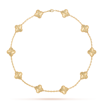 [Avelora Jewelry ]CLOVER 10 MOTIFS LASER NECKLACE