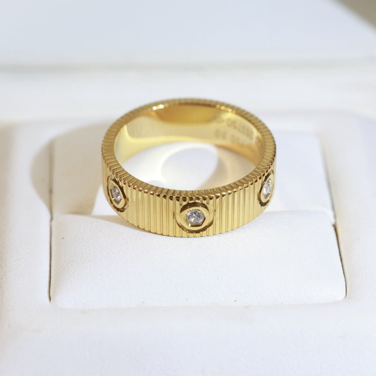 [Avelora Jewelry]LOVE 6.5MM UNLIMITED 6 DIAMONDS RING