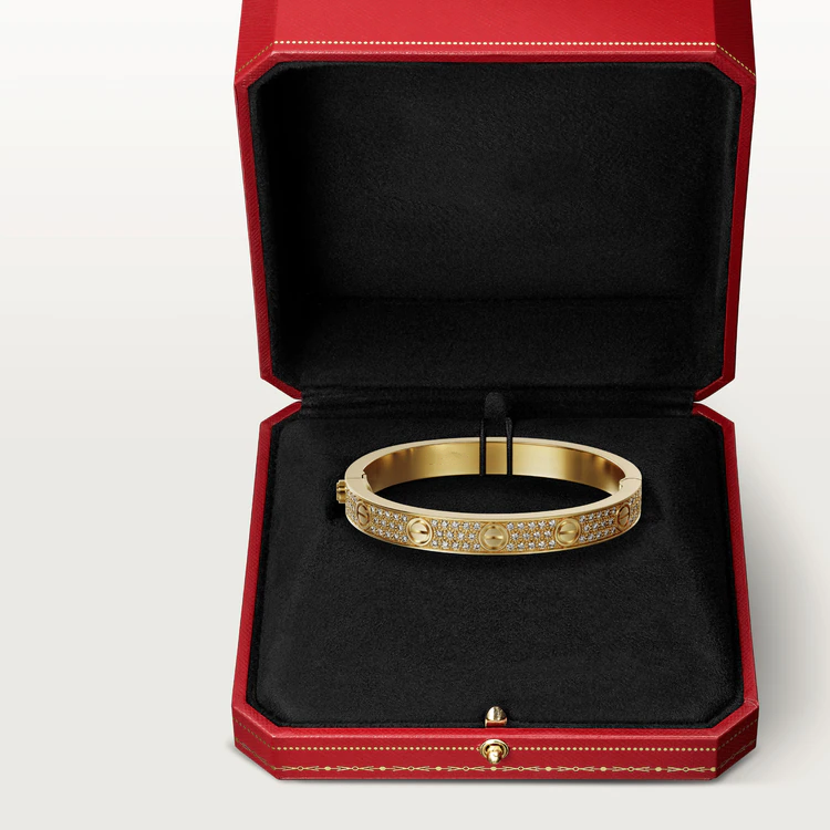 [Avelora Jewelry ]LOVE BRACELET 6.1MM DIAMOND-PAVED