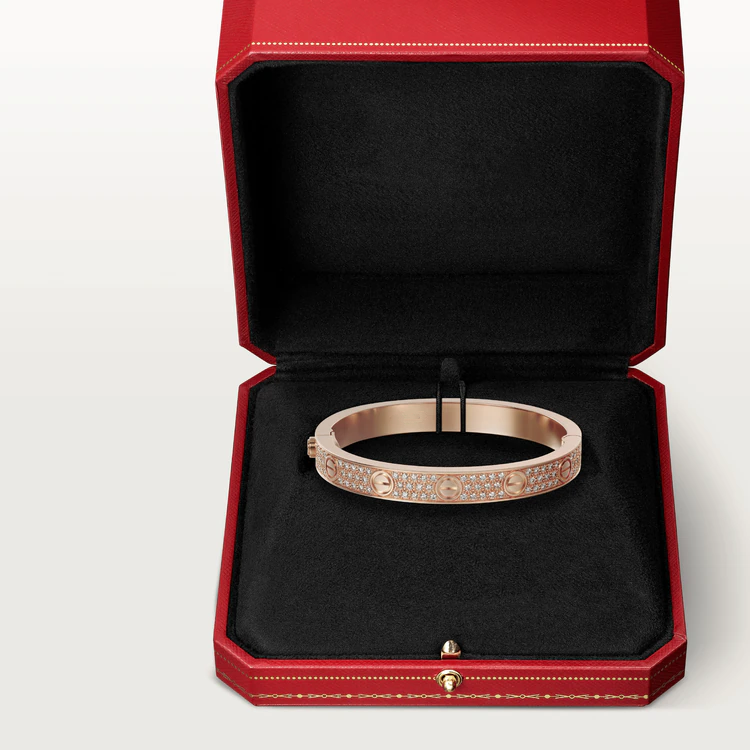 [Avelora Jewelry ]LOVE BRACELET 6.1MM DIAMOND-PAVED