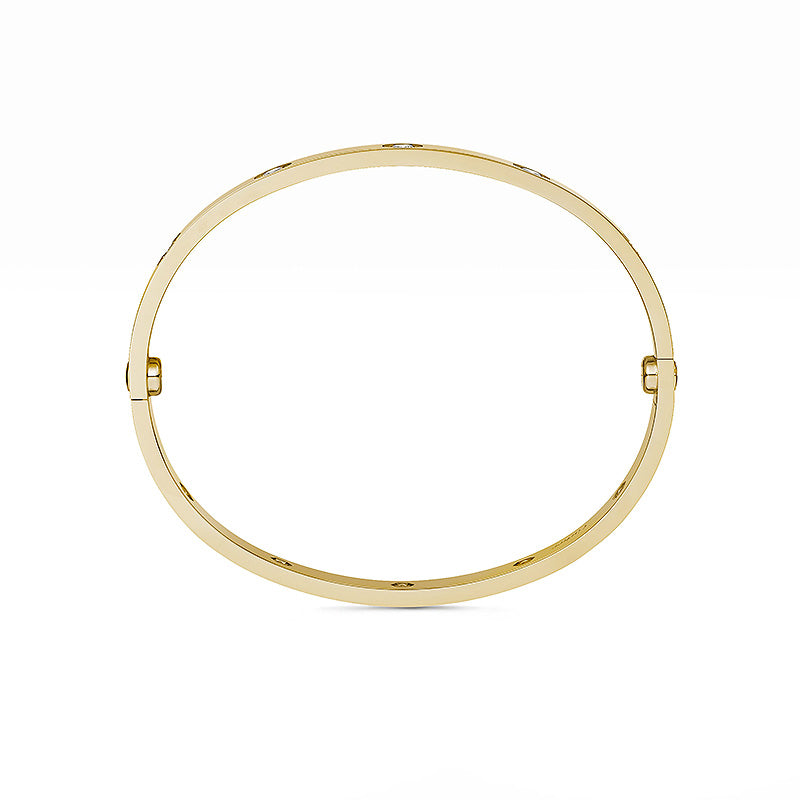 [Avelora]CLASSIC 6.1MM LOVE BANGLE - 10-DIAMOND