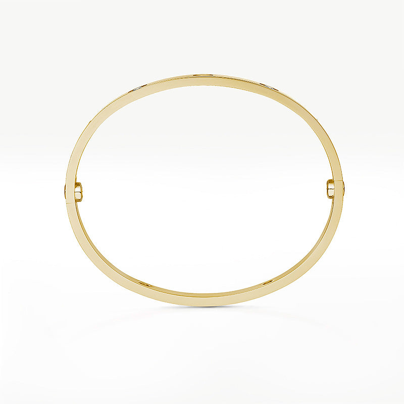 [Avelora]CLASSIC 6.1MM LOVE BANGLE - 4-DIAMOND