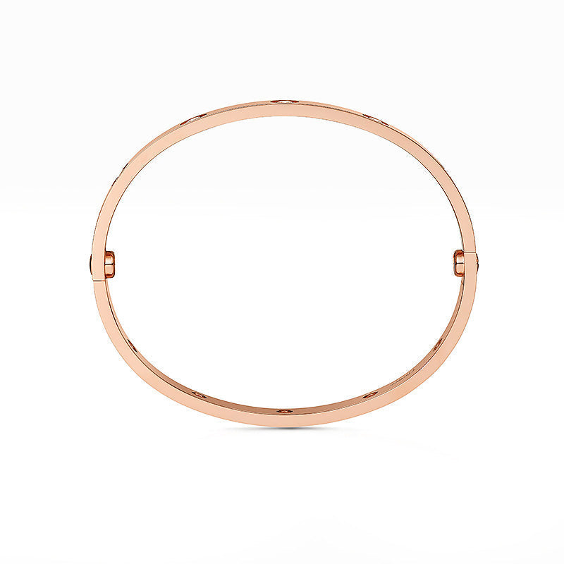 [Avelora]CLASSIC 6.1MM LOVE BANGLE - 10-DIAMOND