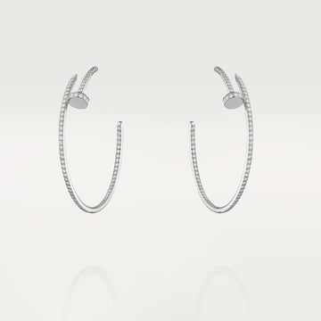 [Avelora Jewelry ]JUSTE EARRINGS FULL DIAMONDS 1.8MM