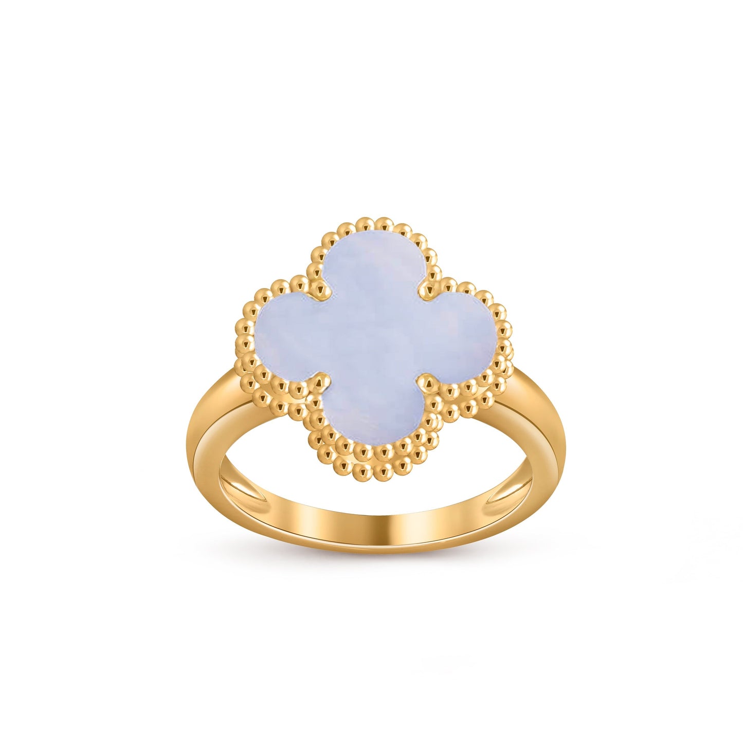 [Avelora]LUCKY CLOVER VINTAGE GOLD RING COLLECTION