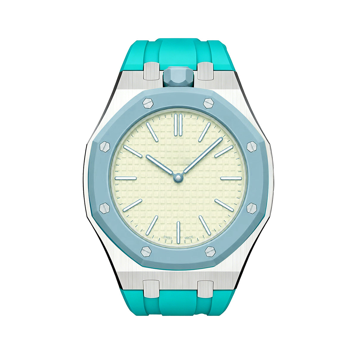 [Avelora]ROYAL OAK POP EXCLUSIVE STEEL CASE & SILICONE STRAP