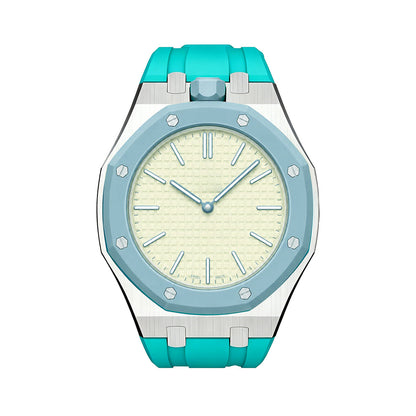 [Avelora]ROYAL OAK POP EXCLUSIVE STEEL CASE & SILICONE STRAP