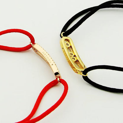 [Avelora]CARE(S) PAVÉ CORD BRACELET