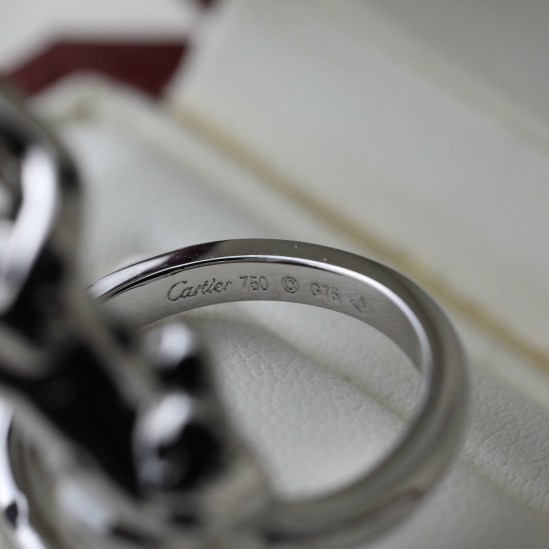 [Avelora jewelry] Domineering Spotted Black Panther Polished Ring