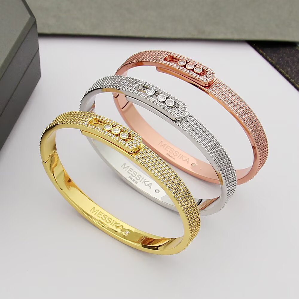 [Avelora]MOVE NOA FULL-PAVÉ DIAMOND BANGLE BRACELET