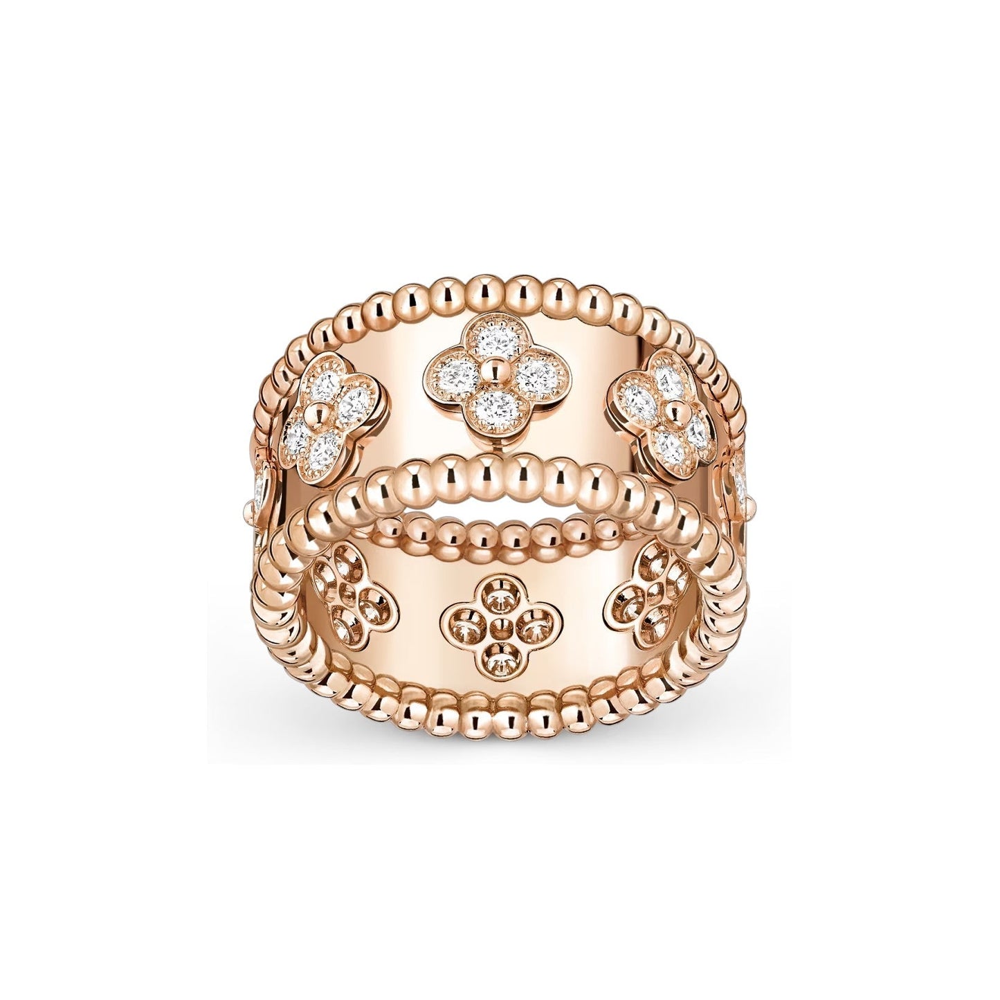 [Avelora]KALEIDOSCOPE RADIANCE WIDE BAND RING