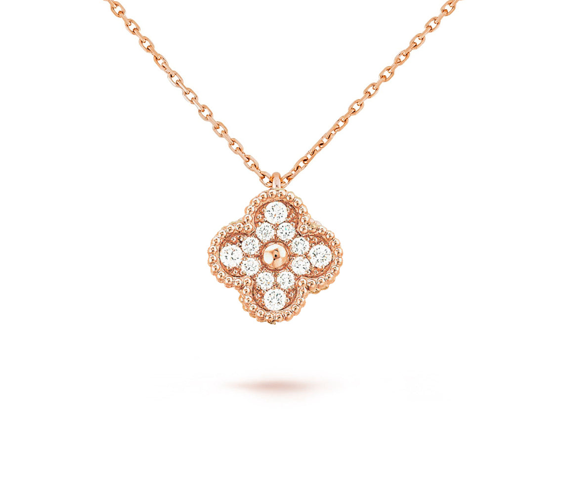 [Avelora]9.5MM MINI CLOVER PENDANT NECKLACE COLLECTION