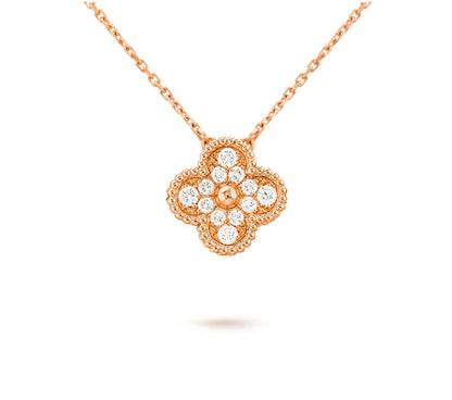 [Avelora]15MM CLOVER FLOWER PENDANT NECKLACE COLLECTION