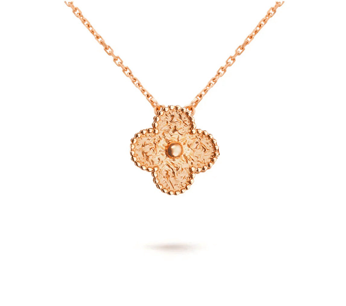 [Avelora]15MM CLOVER FLOWER PENDANT NECKLACE COLLECTION