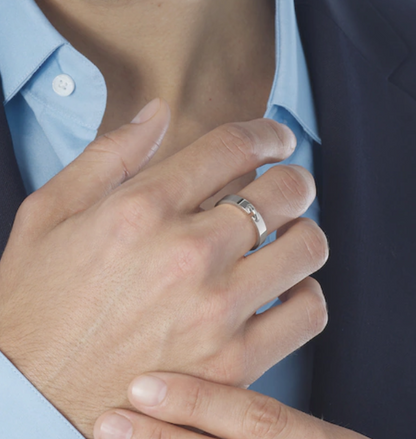 [Avelora]ALLIANCE LIENS VIDENCE 4MM RING