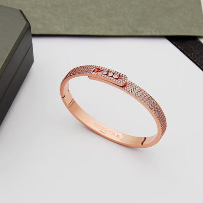 [Avelora]MOVE NOA FULL-PAVÉ DIAMOND BANGLE BRACELET