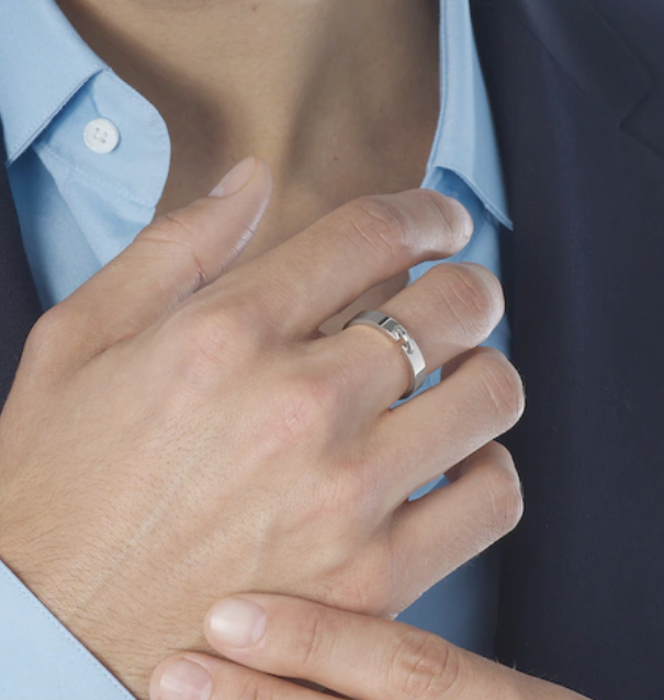 [Avelora Jewelry ]ALLIANCE LIENS VIDENCE 4MM RING