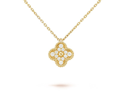 [Avelora]9.5MM MINI CLOVER PENDANT NECKLACE COLLECTION