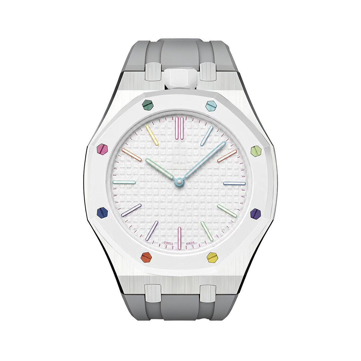 [Avelora]ROYAL OAK POP EXCLUSIVE STEEL CASE & SILICONE STRAP