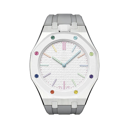[Avelora]ROYAL OAK POP EXCLUSIVE STEEL CASE & SILICONE STRAP