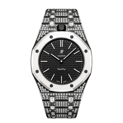 [Avelora]Royal Oak Pop Exclusive Bioceramic Case & Bioceramic Strap Full Diamond
