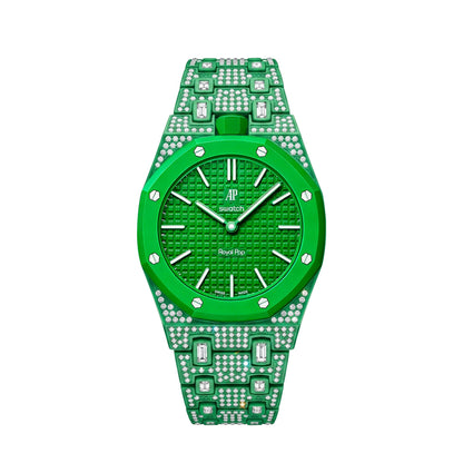 [Avelora]Royal Oak Pop Exclusive Bioceramic Case & Bioceramic Strap Full Diamond