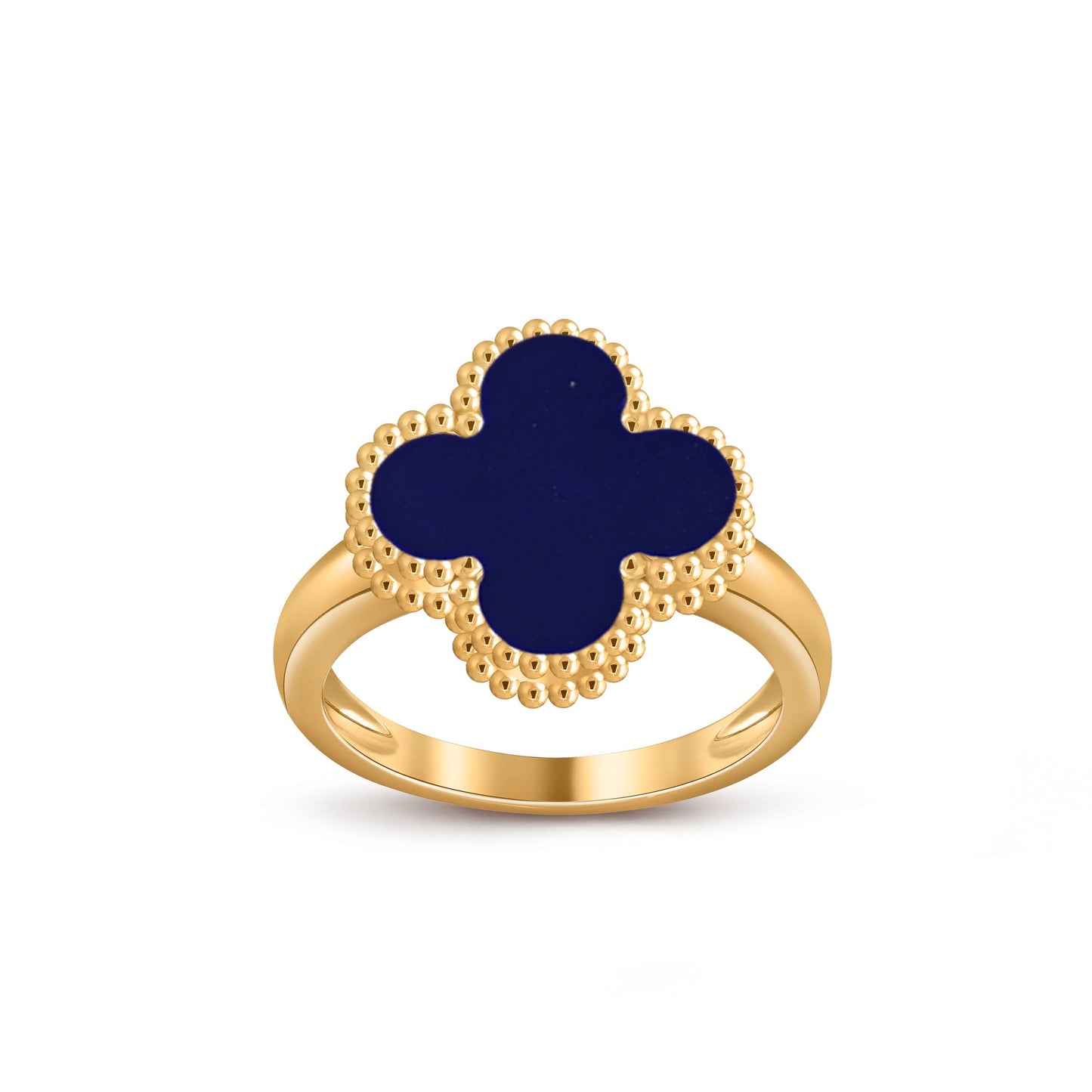 [Avelora]LUCKY CLOVER VINTAGE GOLD RING COLLECTION