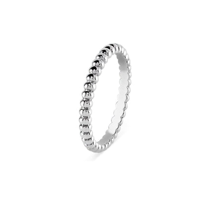 [Avelora]SIGNATURE PERLÉE BEADED BAND RING