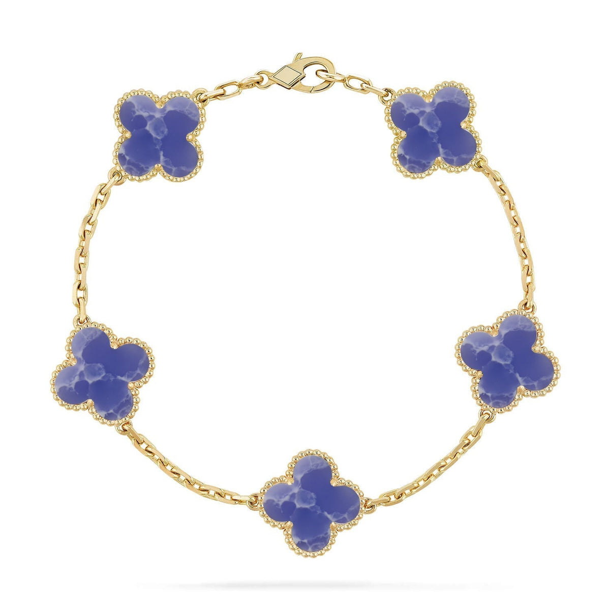 [Avelora Jewelry ]CLOVER 5 MOTIF BLUE VEINS BRACELET COLLECTION