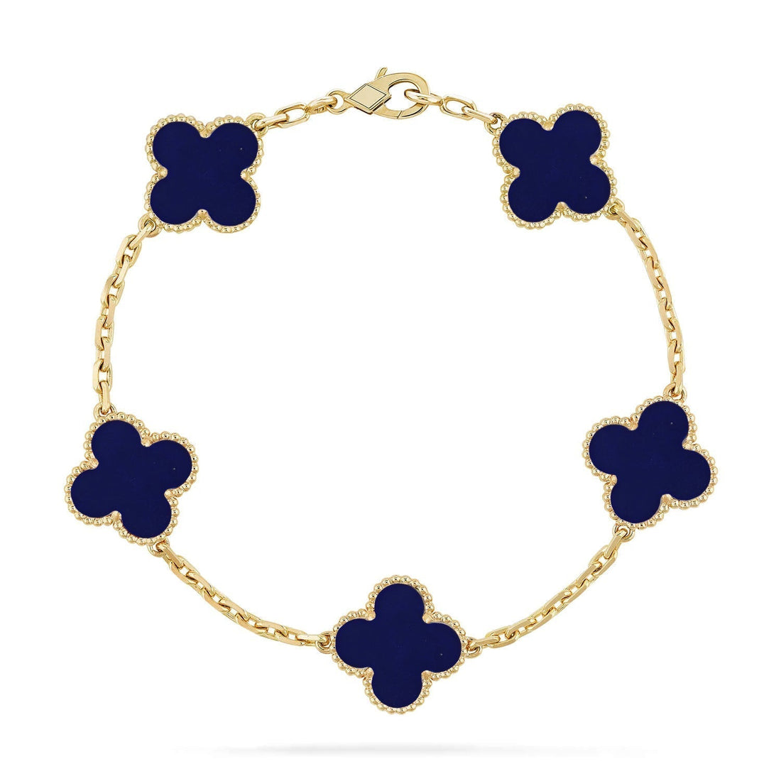 [Avelora Jewelry ]CLOVER 5 MOTIF LAPIS LAZULI BRACELET COLLECTION