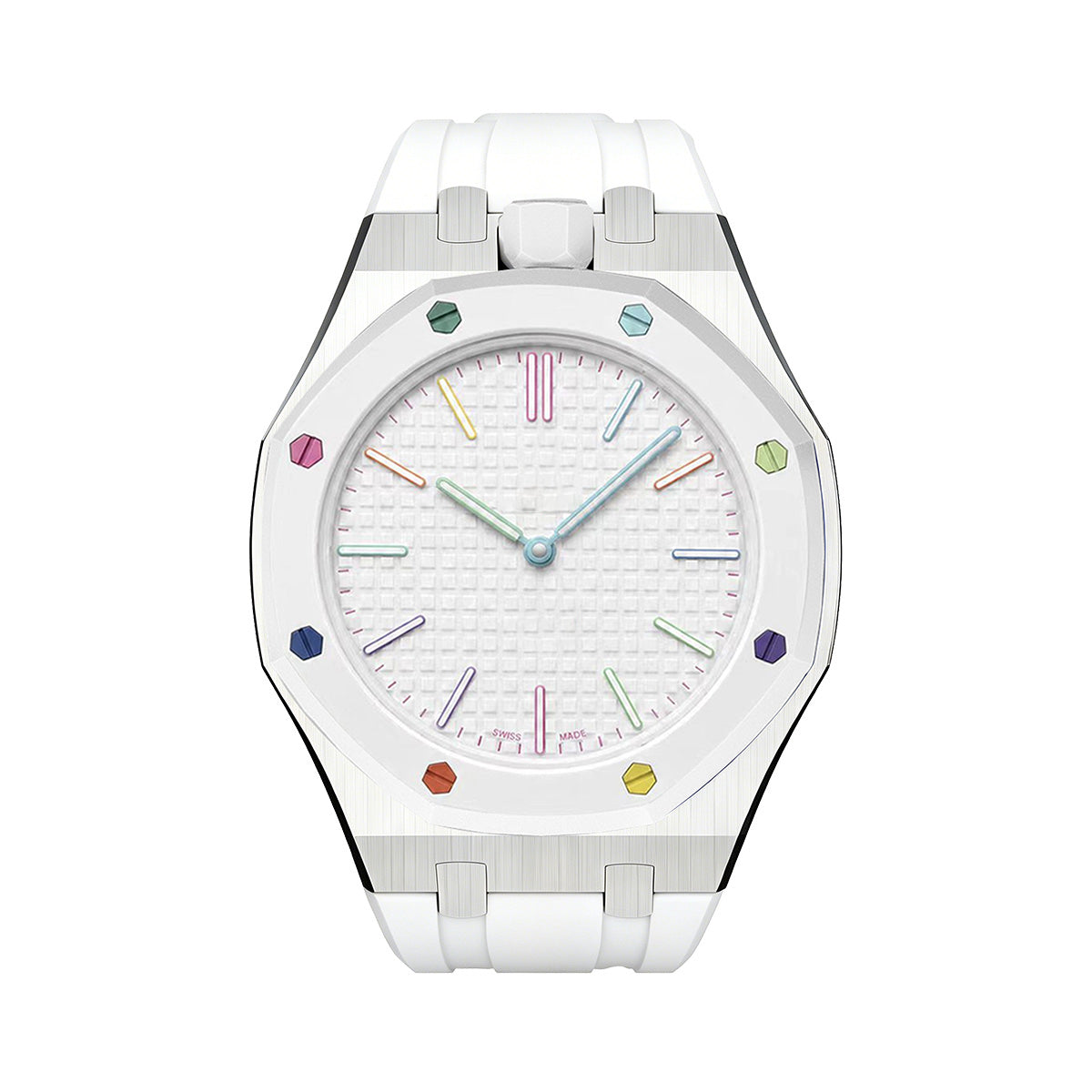 [Avelora]ROYAL OAK POP EXCLUSIVE STEEL CASE & SILICONE STRAP