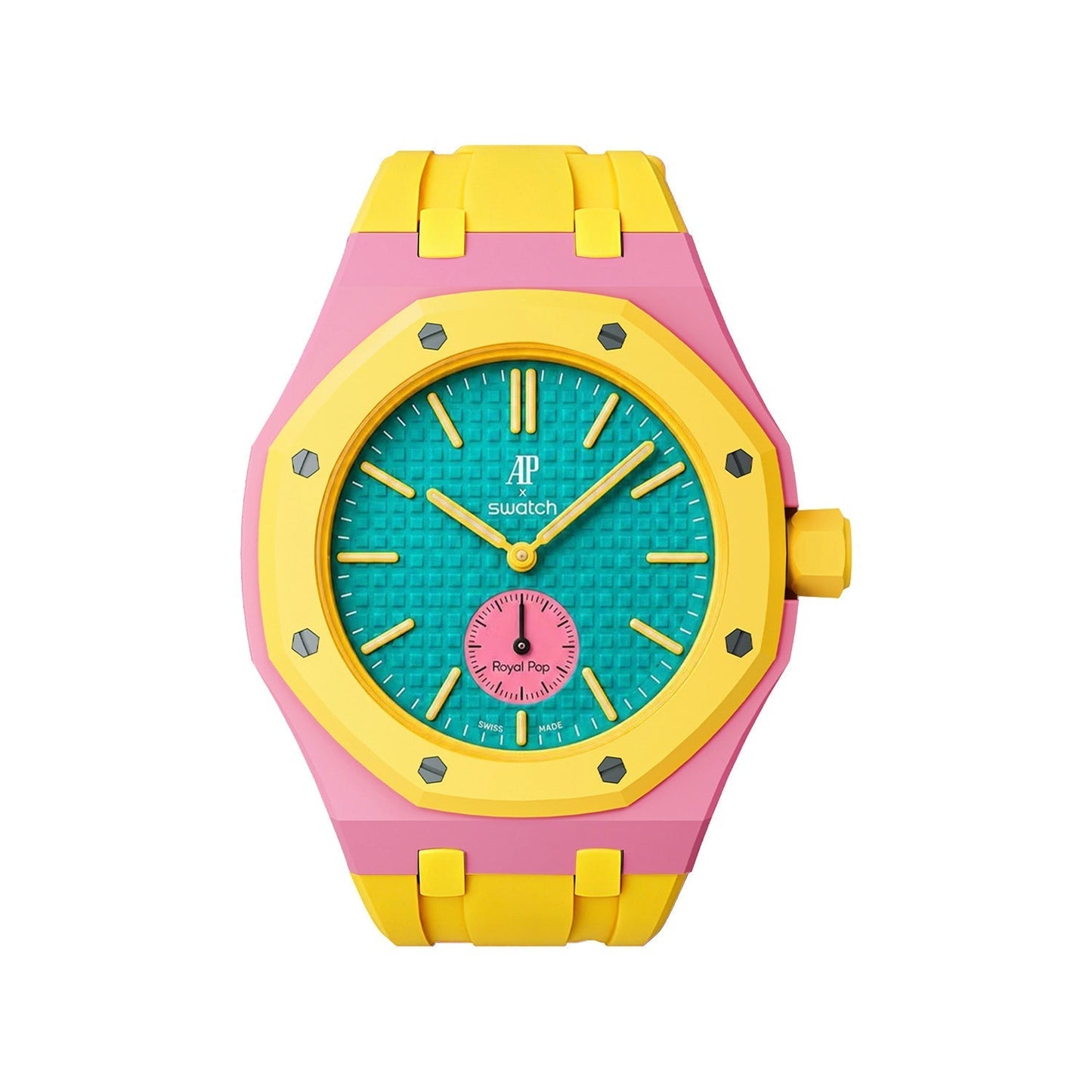[Avelora]Royal Oak Pop Exclusive Bioceramic Case & Silicone Strap Mix Color