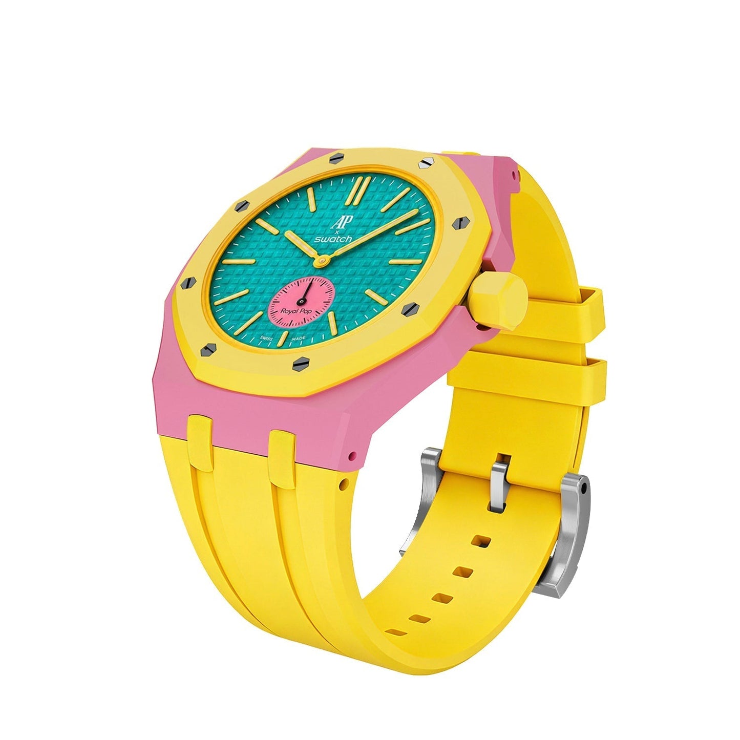 [Avelora]Royal Oak Pop Exclusive Bioceramic Case & Silicone Strap Mix Color