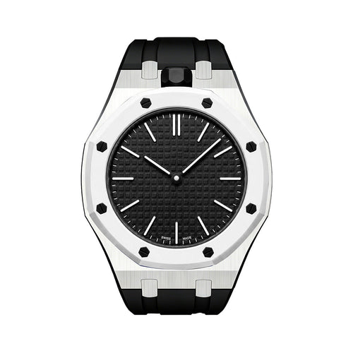 [Avelora]OAK POP BLACK STEEL SILICONE STRAP