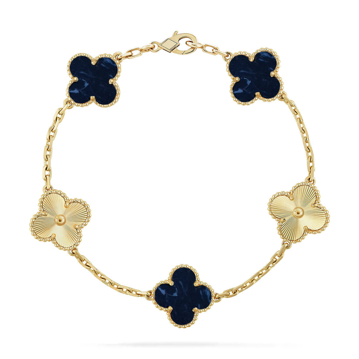 [Avelora Jewelry ]CLOVER 5 MOTIF PIETERSITE BRACELET COLLECTION