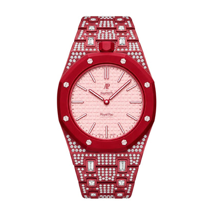 [Avelora]Royal Oak Pop Exclusive Bioceramic Case & Bioceramic Strap Full Diamond