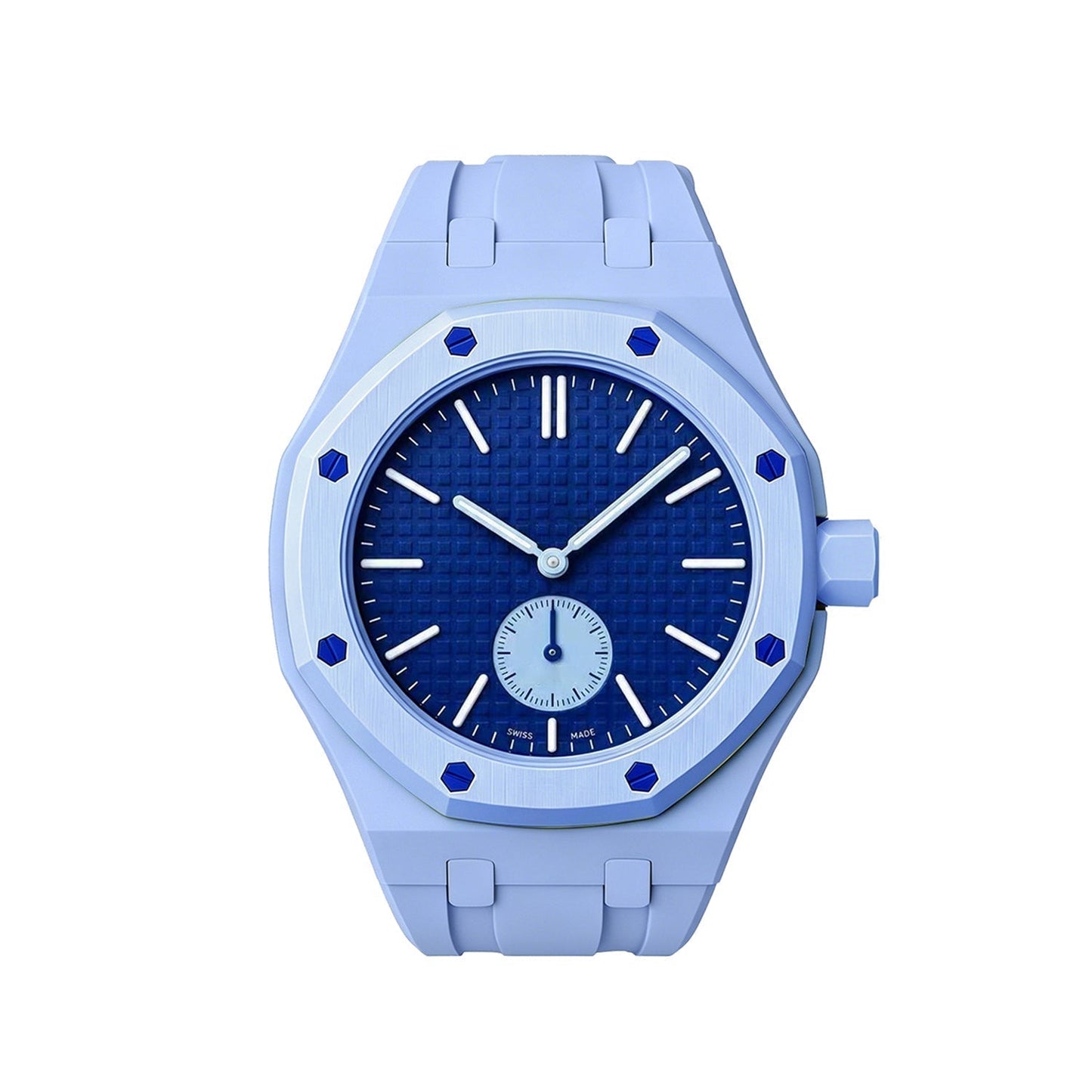 [Avelora]OAK POP EXCLUSIVE LIGHT BLUE SILICONE STRAP