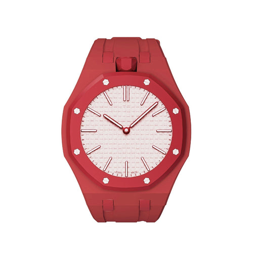 [Avelora]OAK POP EXCLUSIVE RED SILICONE STRAP