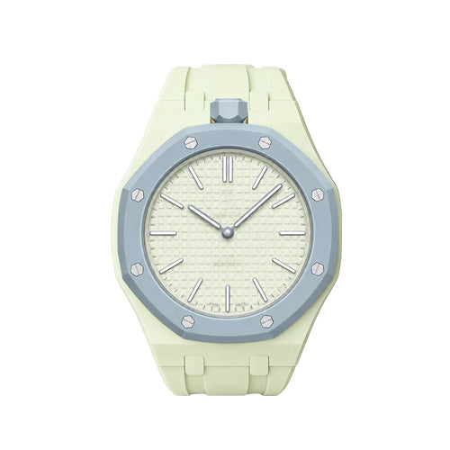 [Avelora]OAK POP EXCLUSIVE CREAMY YELLOW SILICONE STRAP