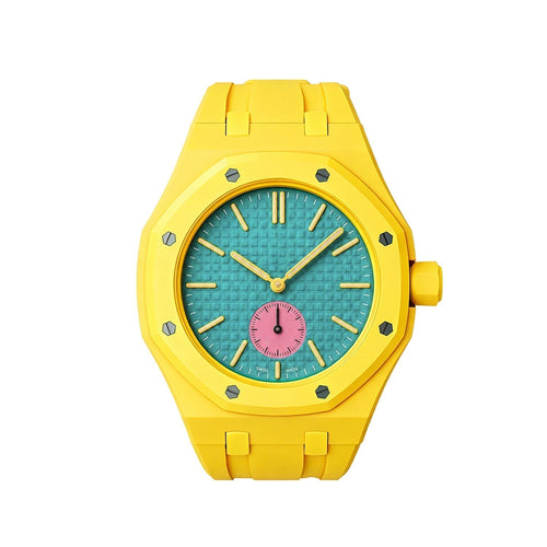 [Avelora]OAK POP EXCLUSIVE YELLOW SILICONE STRAP