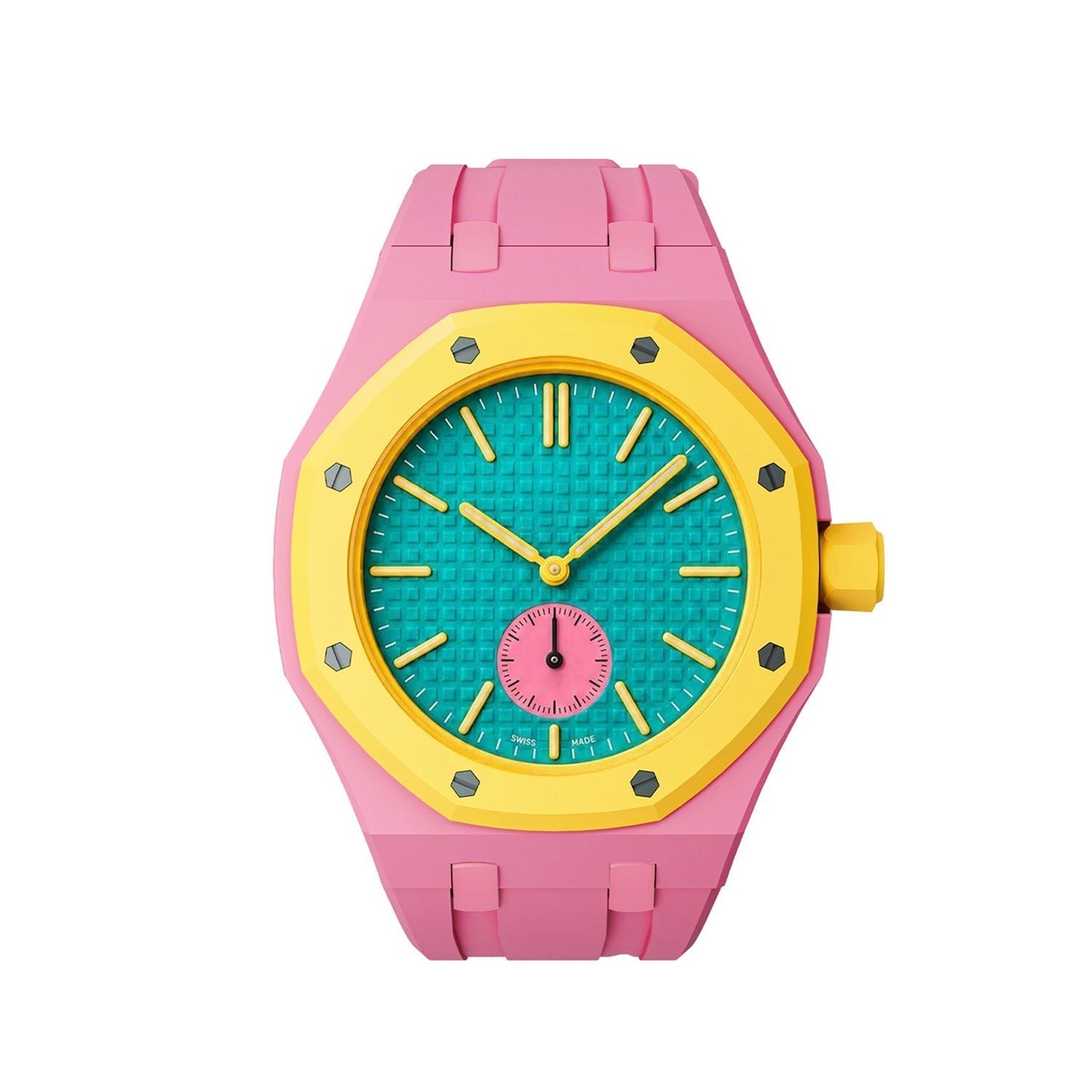 [Avelora]OAK POP EXCLUSIVE PINK SILICONE STRAP
