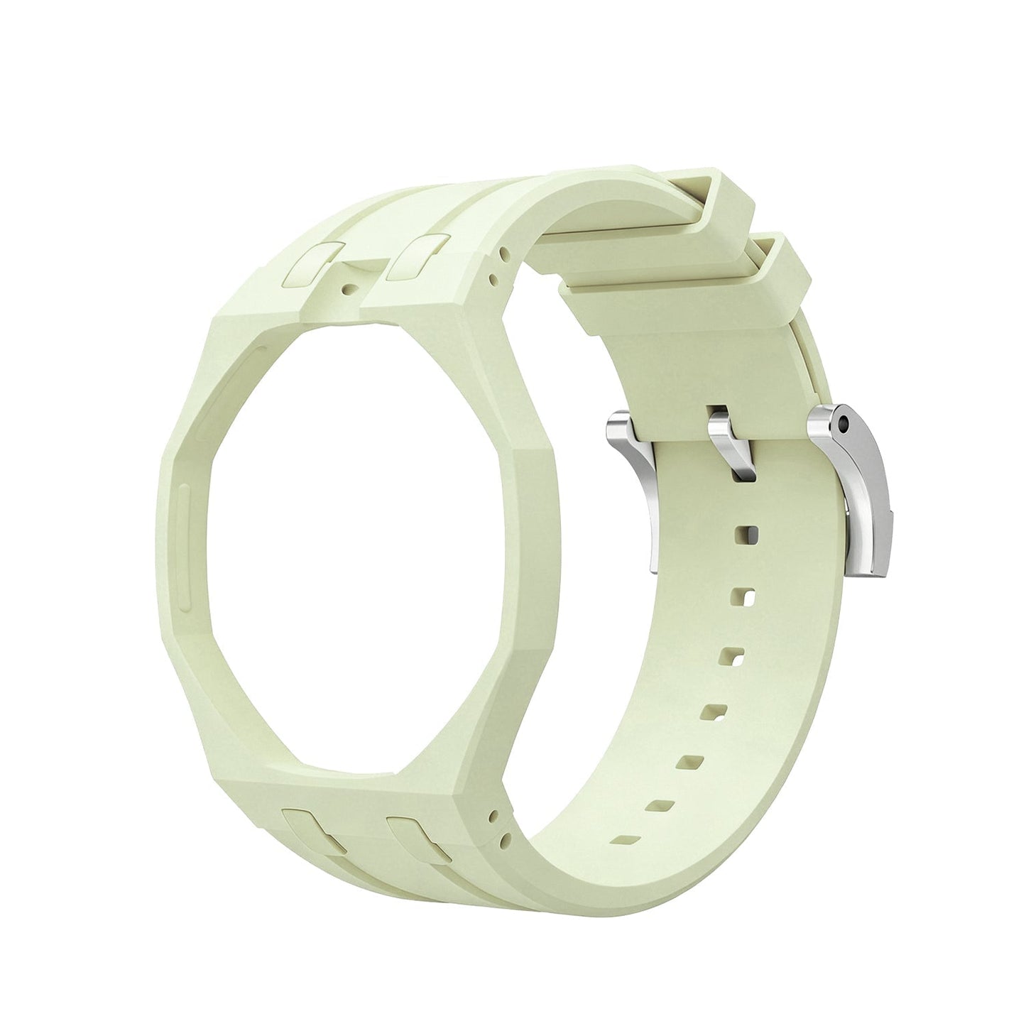 [Avelora]OAK POP EXCLUSIVE CREAMY YELLOW SILICONE STRAP