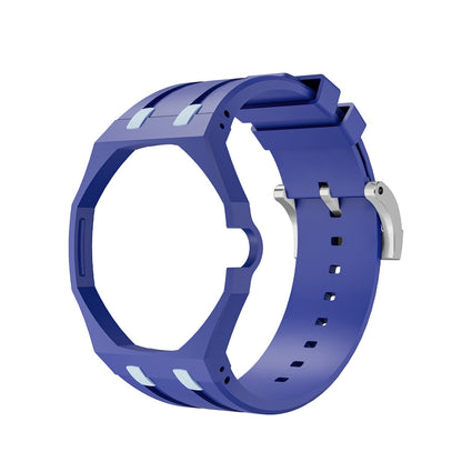 [Avelora]OAK POP EXCLUSIVE DARK BLUE AND LIGHT BLUE SILICONE STRAP