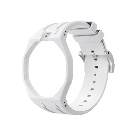 [Avelora]OAK POP EXCLUSIVE  WHITE SILICONE STRAP