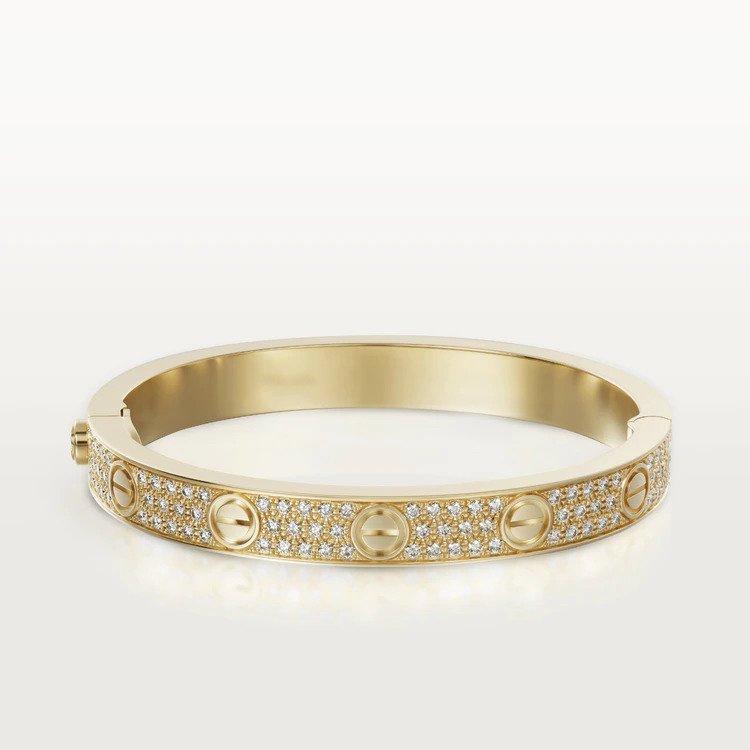 [Avelora Jewelry ]LOVE BRACELET 6.1MM DIAMOND-PAVED