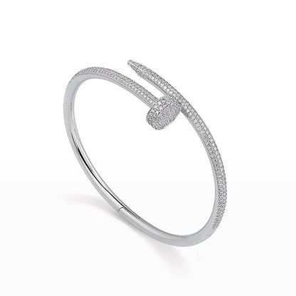 [Avelora]JUSTE UN CLOU 3.5MM FULL PAVÉ NAIL BANGLE
