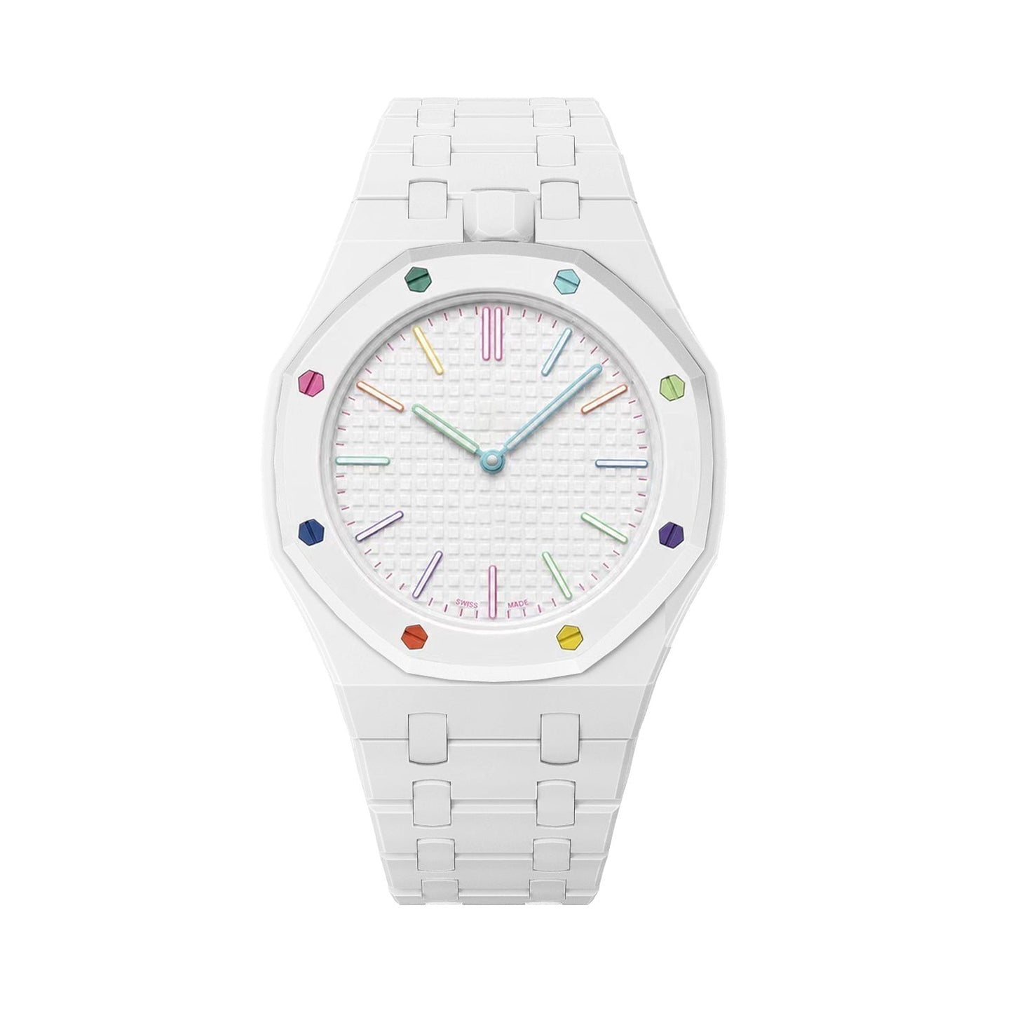 [Avelora]OAK POP EXCLUSIVE WHITE BIOCERAMIC STRAP